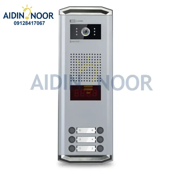 پنل آیفون تصویری تکنما 8 واحدی