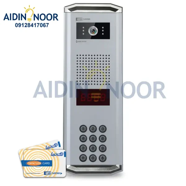 پنل آیفون تصویری کدینگ کارتی تکنما مدل pc