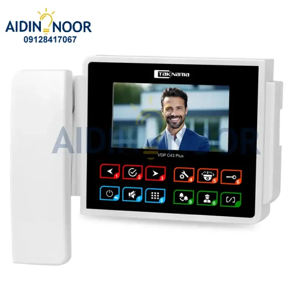 آیفون تصویری تکنما ارتباط داخلی مدل c43 پلاس