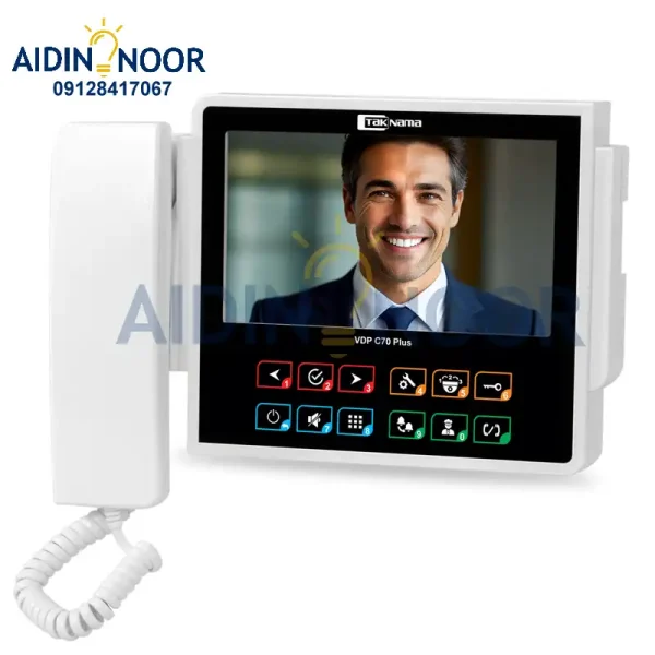 آیفون تصویری تکنما ارتباط داخلی مدل c70 پلاس